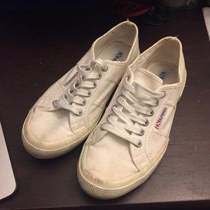 Superga White Canvas Sneakers